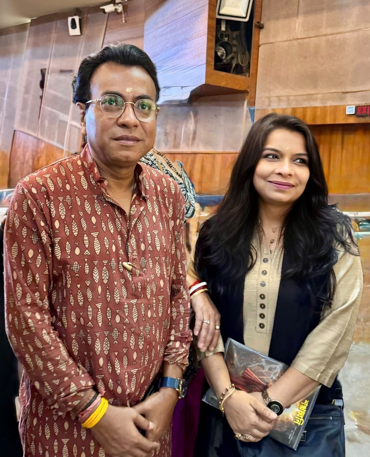 Adv.(Dr.) Kiran Tiwari Bhuwalka with Shri Rudraneel Ghosh, BJP MLA