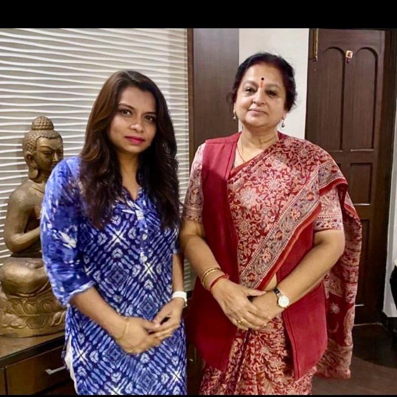 Adv.(Dr.) Kiran Tiwari Bhuwalka with Archana Chitnis Ji, MLA of Indore